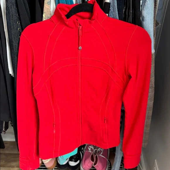 Red Lululemon Define Jacket - Picture 4 of 5